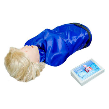 Тренажер-манекен взрослой пострадавшей женщины «Ирина» (голова, торс) для отработки приемов сердечно-легочной реанимации